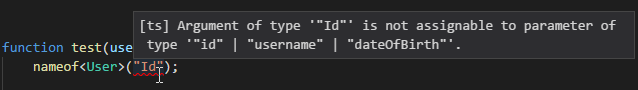 TypeScript - nameof operator equivalent - Meziantou's blog